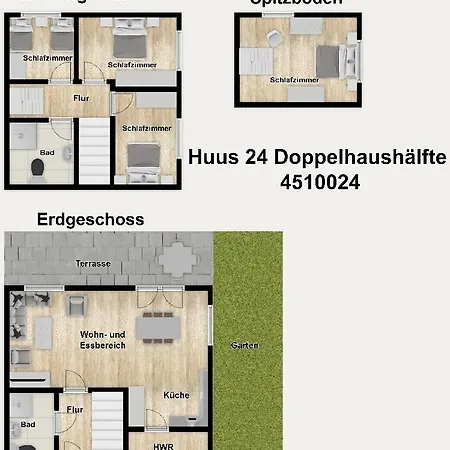 Huus 24 Holiday home Borkum